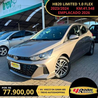 HYUNDAI HB20 1.0 12V FLEX LIMITED MANUAL HYUNDAI HB20 1.0 12V FLEX LIMITED MANUAL